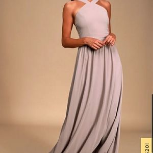 Lulu's air of romance maxi dress